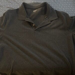 Lands' End Men's Charcoal Polo Shirt